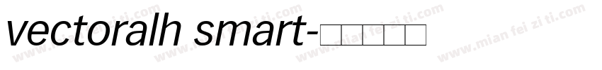 vectoralh smart字体转换
